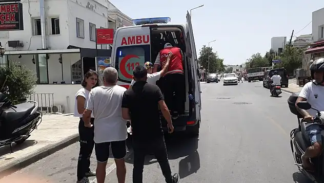 Motosiklet Sürücüsü Kazada Yaralandı