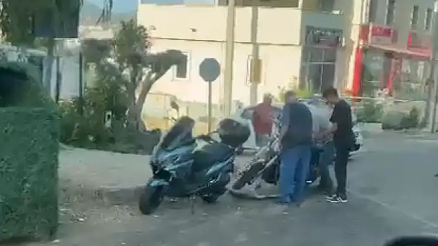 Motosiklet Sürücüsü Kazada Yaralandı