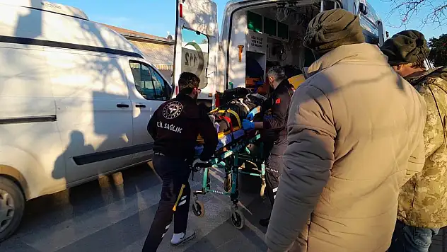 Motosiklet Sürücüsü Kazada Yaralandı