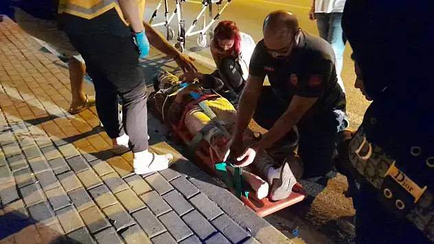 Motosiklet Takla Attı: 1 Yaralı