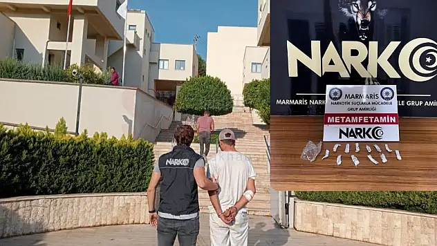 Motosikletle Kaçarken Kaza Yaptı, Üzerinden Uyuşturucu Madde ve Bıçak Çıktı