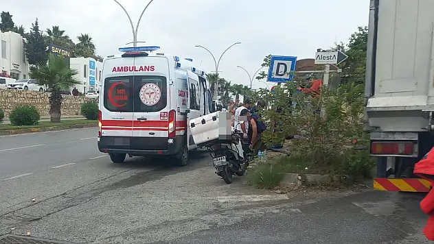 Motosikletlerin Karıştığı Kazada 2 Kişi Yaralandı