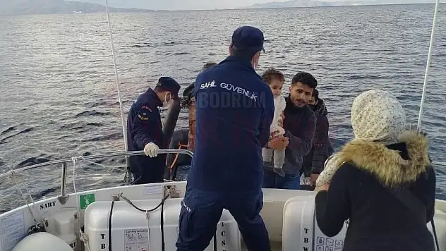 Muğla Açıklarında 11 Düzensiz Göçmen Kurtarılmıştır