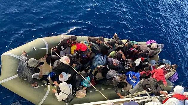 Muğla Açıklarında 46  Düzensiz Göçmen Kurtarılmıştır