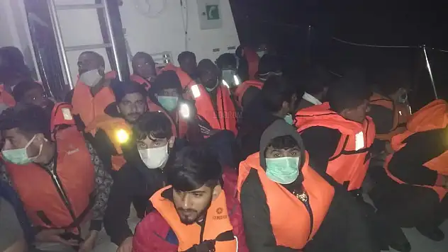 Muğla Açıklarında 57 Düzensiz Göçmen Kurtarılmıştır