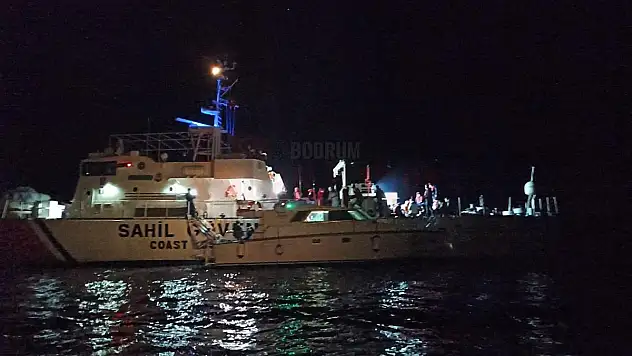 Muğla açıklarında yattaki 23 düzensiz göçmen yakalandı...