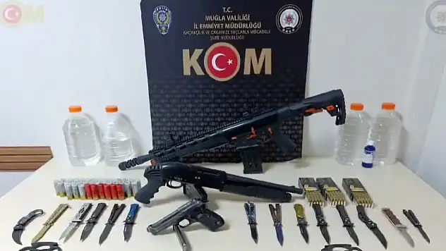 Muğla merkezli Haraç operasyonu 8 tutuklama