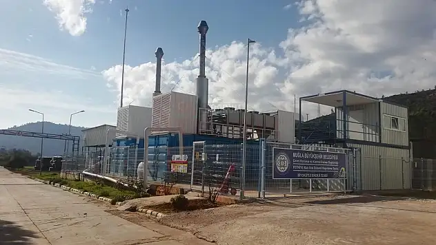 Muğla'da çöpten elektrik üretiliyor...