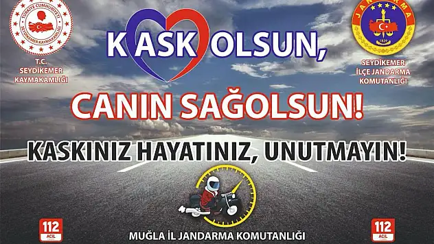 Muğla'da 'Kask Olsun, Canın Sağ Olsun' Projesi Başlatıldı