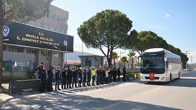 MUĞLA'NIN GECE KARTALLARI DEPREM BÖLGESİNE UĞURLANDI