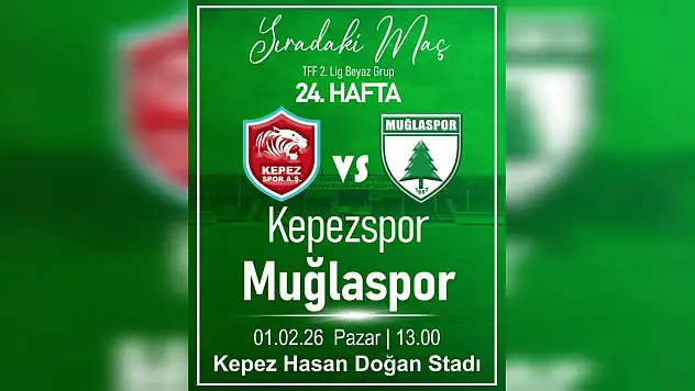 Muğlaspor'un hedefi Kepez'de 3 puan
