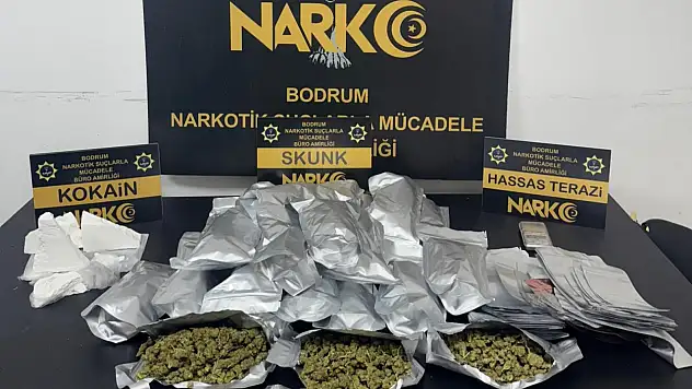 Narkotik ekiplerinden Bodrum'da zehir tacirlerine darbe