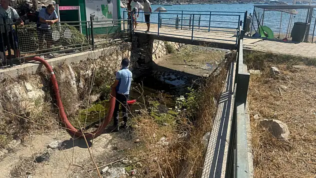 O derede temizlik çalışmaları başladı !