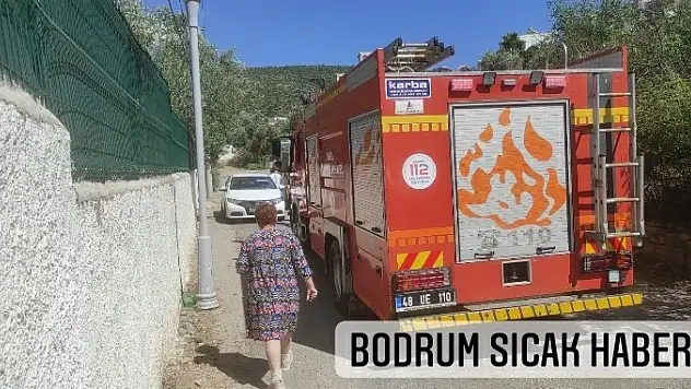 Ocağı açık bırakıp çıktı mutfağı yandı