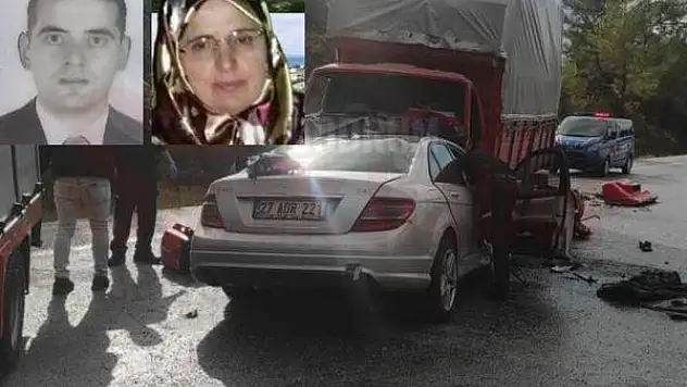 Oğlunun Cenazesini Almaya Gelirken Kazada Hayatını Kaybetti
