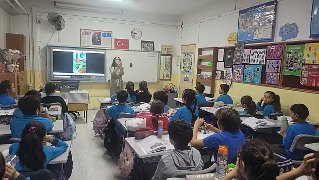 Öğrencilere sağlıklı beslenme eğitimi verildi