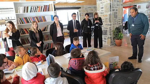 OKUL ÖNCESİ ETKİNLİK MERKEZİ'NDEN KÜTÜPHANE ZİYARETİ