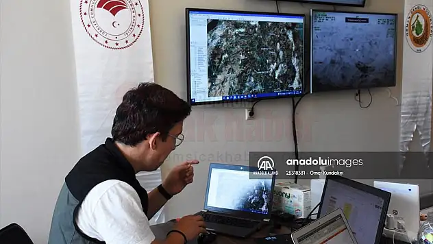 Orman yangınlarına müdahale eden hava araçlarının koordinasyonu başarıyla sağlandı