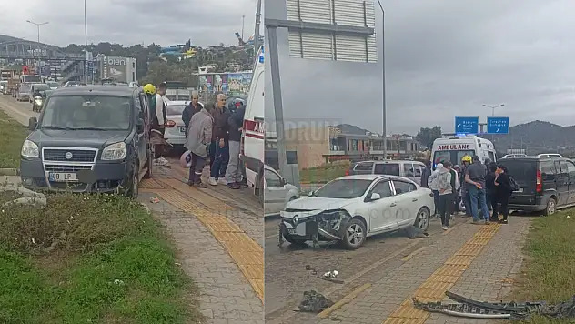 Ortakent Kavşağı'nda Meydana Gelen Kazada 1 Kişi Yaralandı