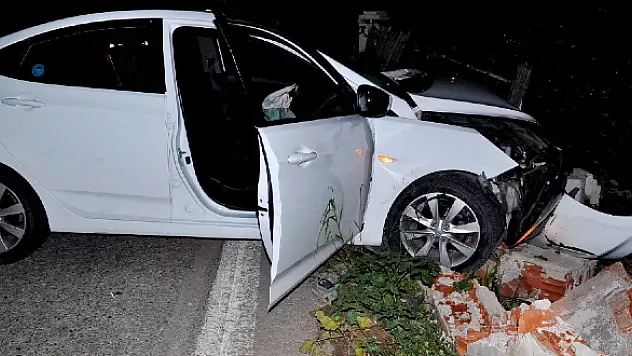 Ortakent'te korkunç Kaza