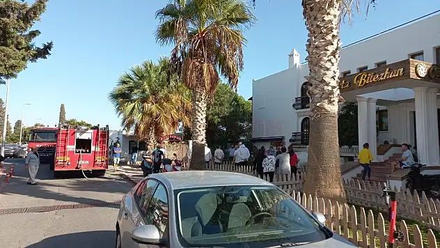 Otelde Çıkan Yangın Korku ve Paniğe Sebep Oldu