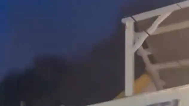 Otelde yangın paniği !