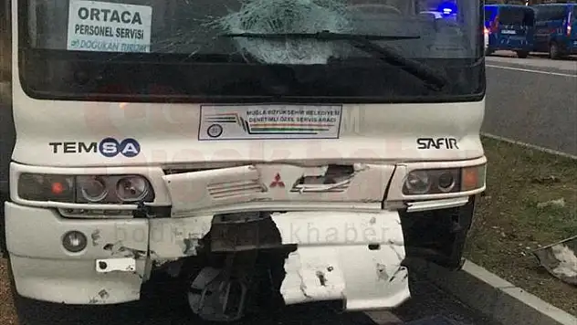 Otobüsün Çarptığı Motosiklet Sürücüsü Hayatını Kaybetti
