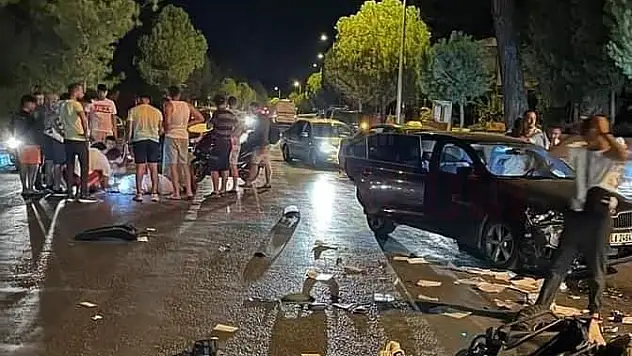 Otomobil ile Motosikletin Çarpıştığı Kazada 1 Kişi Öldü