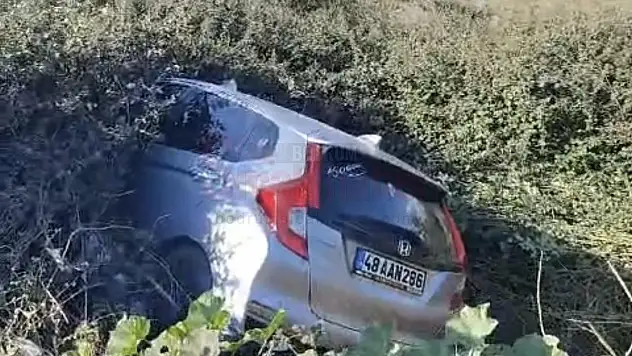 Otomobil Şarampole Uçtu: 2 Yaralı