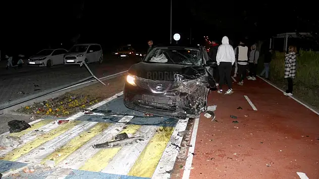 Otomobilin Çarptığı Motosikletli Hayatını Kaybetti