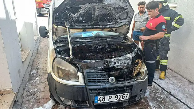 Park Halindeyken Alev Aldı