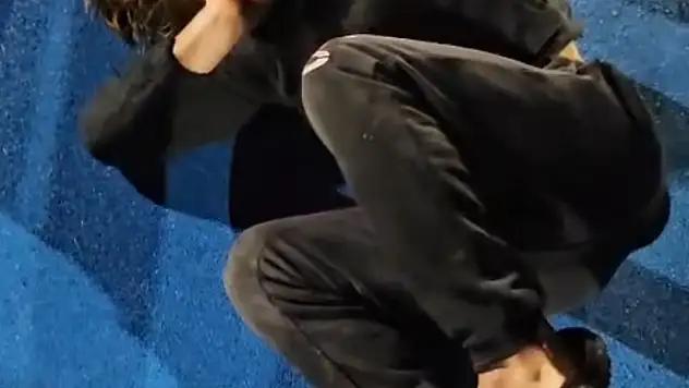 Parkta korku dolu anlar