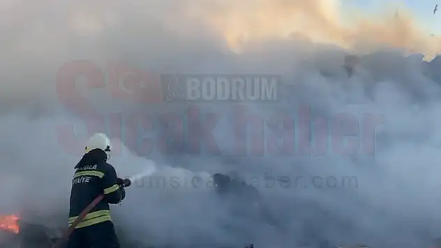 Peksimet Çöplük Alanda Yangın Çıktı