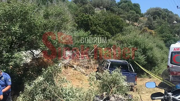 Pikap ile motosiklet çarpıştı: 1 ölü, 1 yaralı