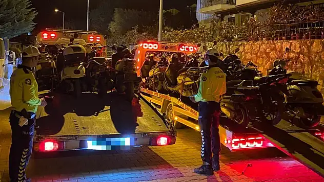 Plakasız motosikletlere büyük ceza