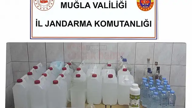 Sahte İçki Yapan Kişi Ekiplerce Yakalandı