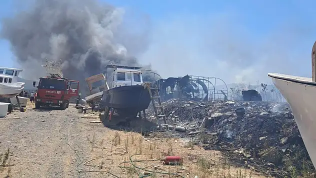 Sanayide Çıkan Yangın Maddi Hasara sebep Oldu