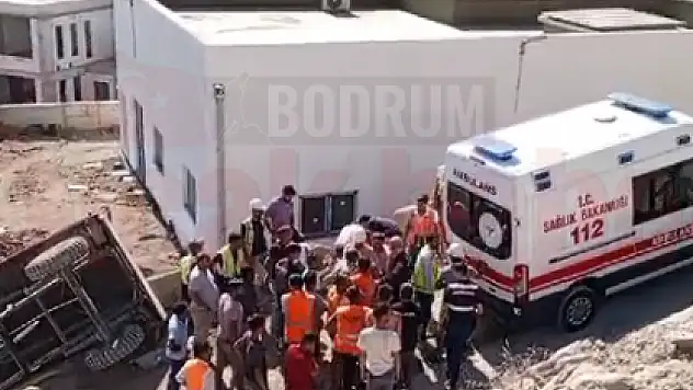 Şantiyede  Meydana Gelen Kazada 1 Kişi Ağır Yaralandı