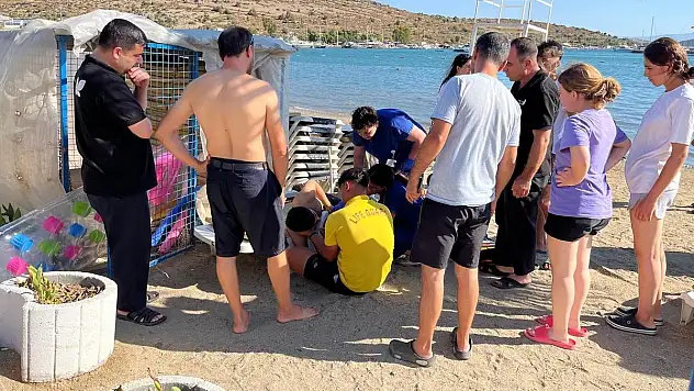 Serinlemek İçin Girdi, Boğulma Tehlikesi Geçirdi