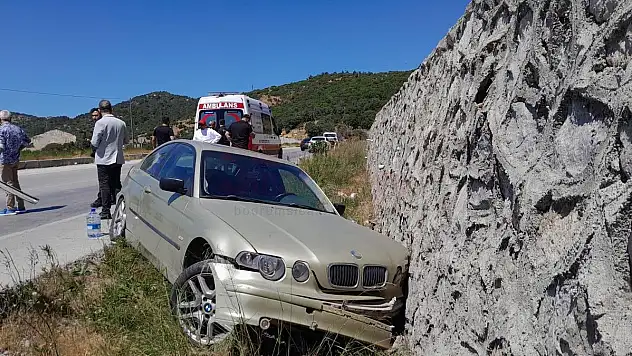 Şerit Değiştiren Araç Kaza Yaptı, 1 Yaralı