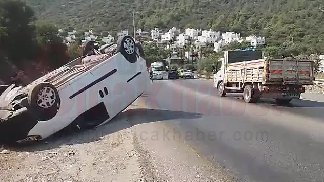 Şerit İhlali Yapılan Kazada 1 Kişi Yaralandı