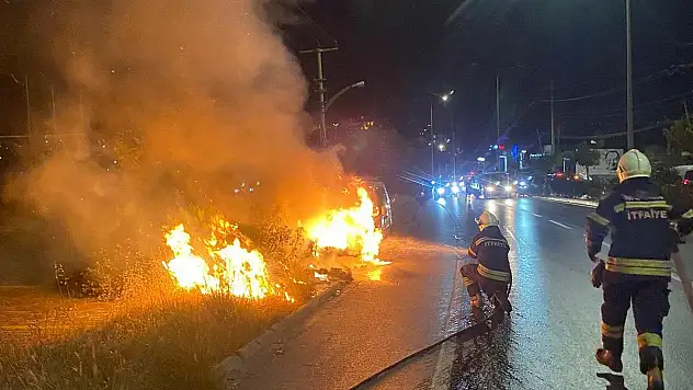 Seyir Halinde Giderken Alev Topuna Döndü