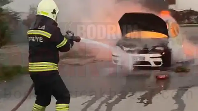Seyir Halinde Giderken Aniden Yanmaya Başladı