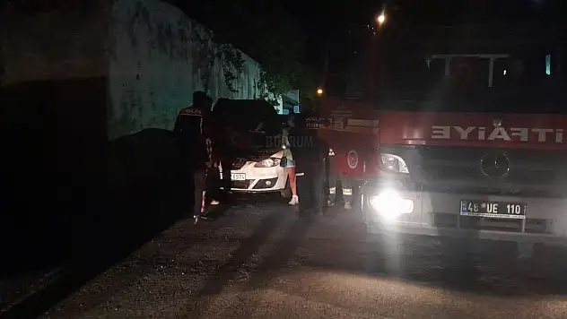 Seyir Halindeki Araçta Yangın Çıktı