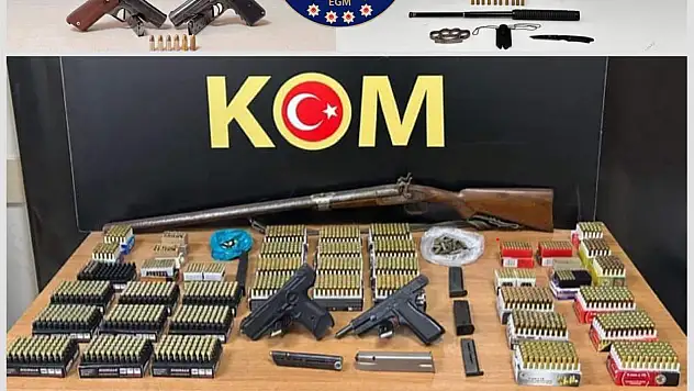 Silah ve uyuşturucu operasyonu ! 12 gözaltı