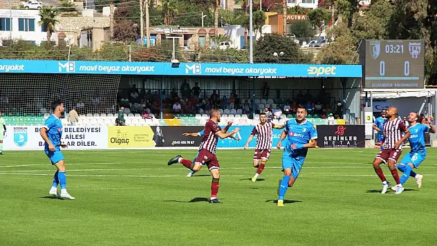 Spor Toto 1. Lig: Bodrumspor: 1 - Bandırmaspor: 1