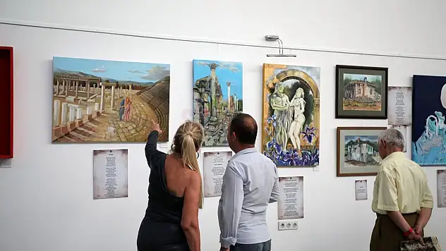 Stratonikeia Resim ve Şiir Sergisi Açıldı