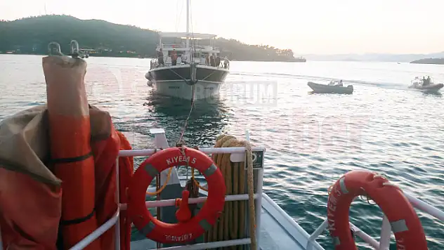 Su Alan Motor Yatı KIYEM Ekipleri Kurtardı