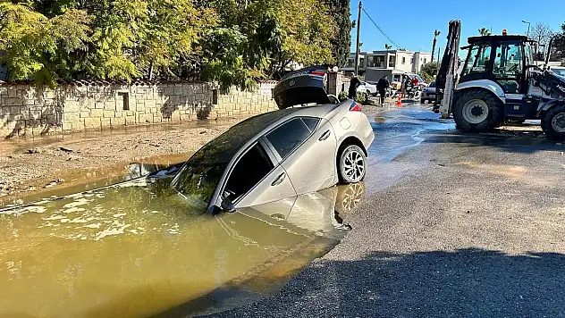 Su İsale Hattı Patladı, Facianın Eşiğinden Dönüldü