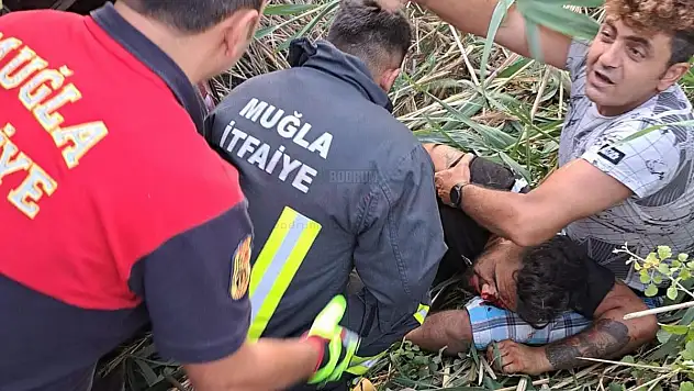 Sulama Kanalı Uçan Araçta 2 Kişi Yaralandı